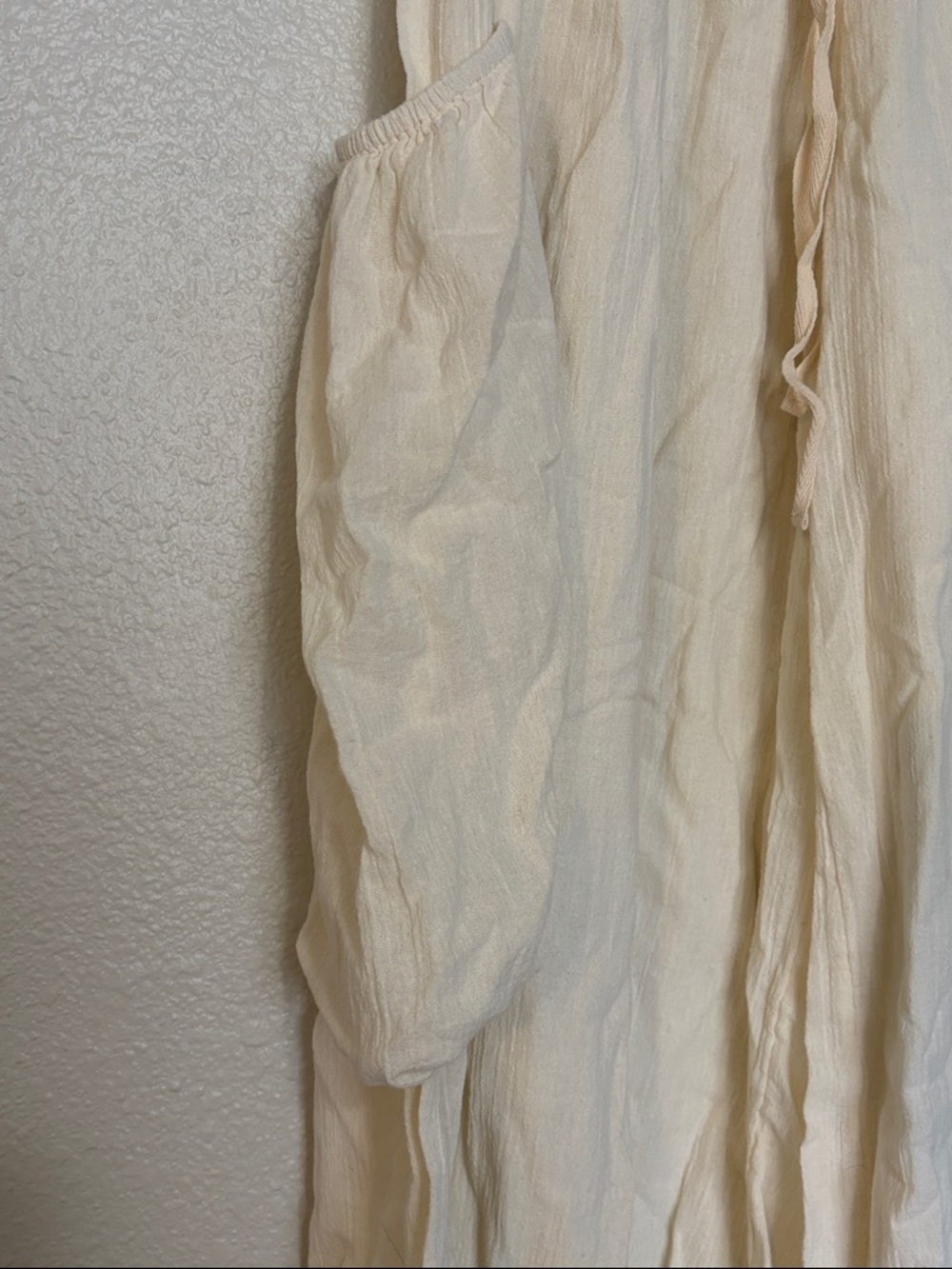 Free People Wide Leg Cotton Gauzy Cargo Harem Style Pants - Picture 7 of 15